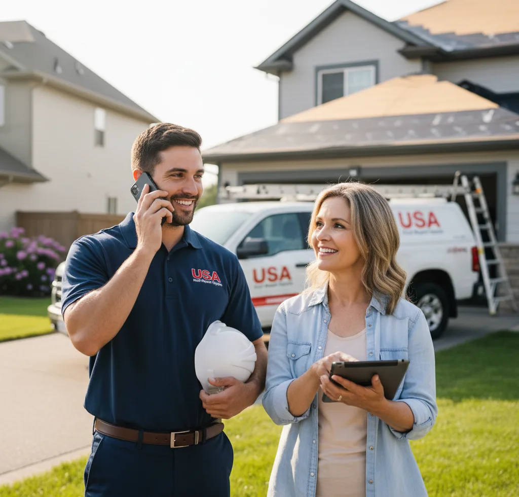USA Roof Repair Experts customer support in Vernonia
